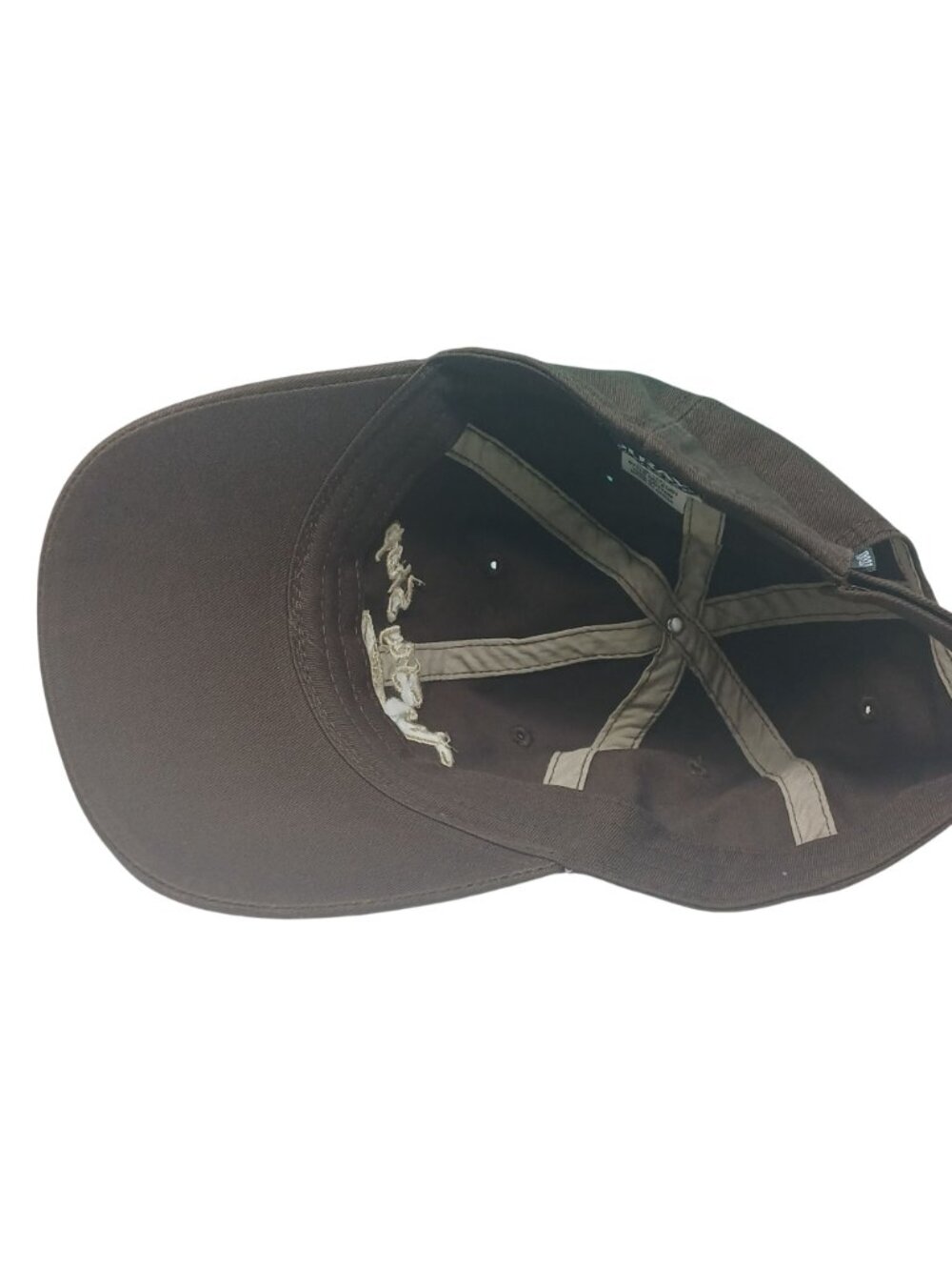 The Fly Shop Redding CA Brown Hat Cap Adj Strap By Ouray Sportswear #D-6 - Picture 4 of 9